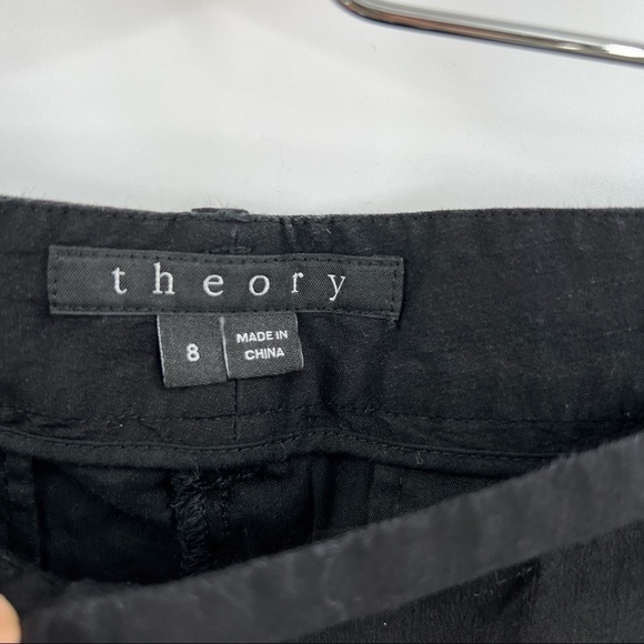 THEORY black straight leg pants size 8 - Picture 6 of 7